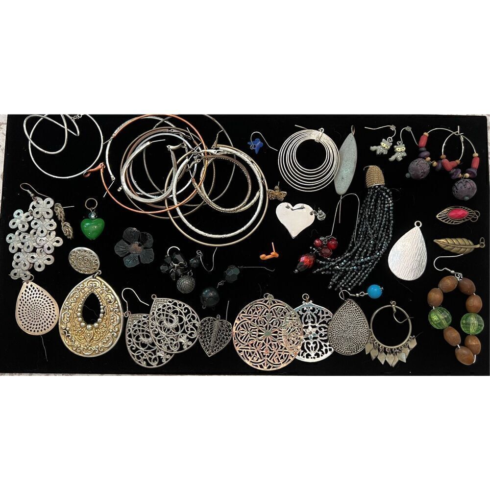 2 Lots of misfit earrings